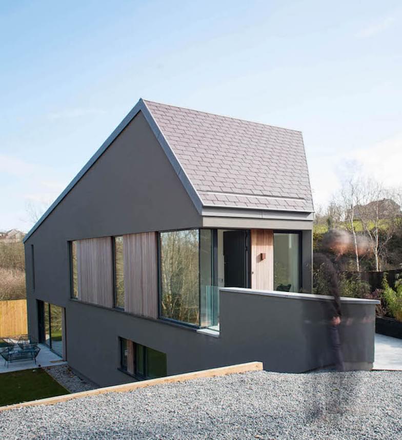 Award Winning Steep Wedge House