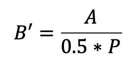Example of the B' Characteristic Formula