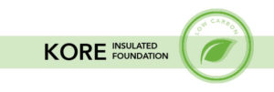 KORE Insulated Foundation System Low Carbon Banner