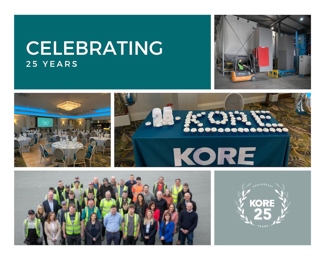 KORE 25 Year Anniversary Photo Collage